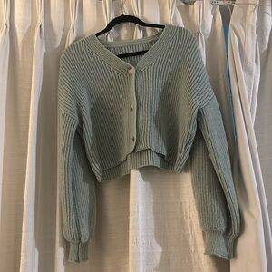 Teal Cardigan